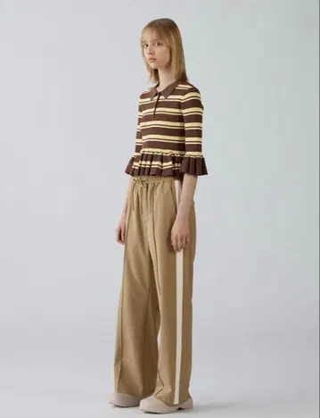 GU 트랙 팬츠 by rokh 베이지 M