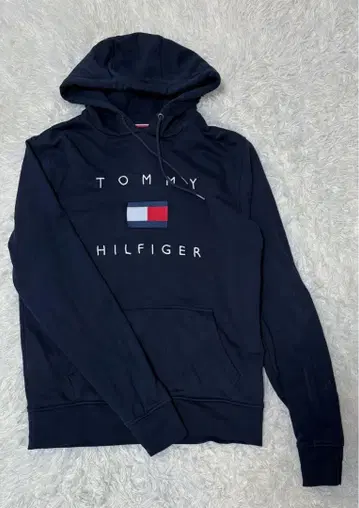 새상품급 TOMMY HILFIGER 네이비 후드티