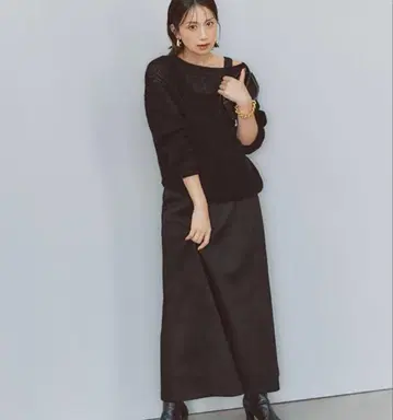 페이크 스웨이드 블랙