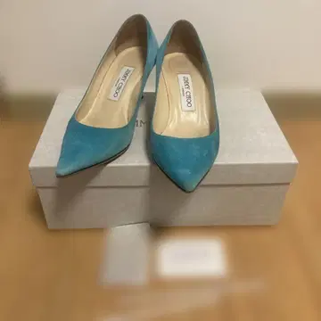 [ 새상품급 ] JIMMY CHOO 터콰이즈 하이힐