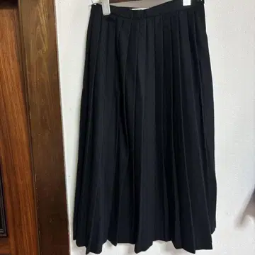 빈티지 Mademoiselle NON NON 블랙 플리츠 스커트