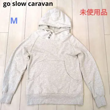 go slow caravan 후드티 후드 라이트 그레이 M 미사용품