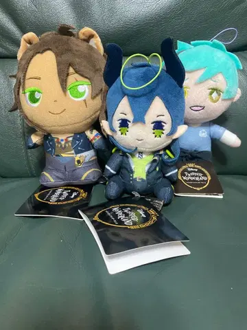 트위스티드 원더랜드 봉제 인형 마스코트 묶음 페이퍼 택 포함