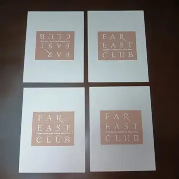 오다 카즈마사 Far East Club 핀즈 선물 응모권 4장
