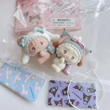 산리오 시나몬 쿠로미 mikko 콜라보 라떼 수플레 마스코트 한정판