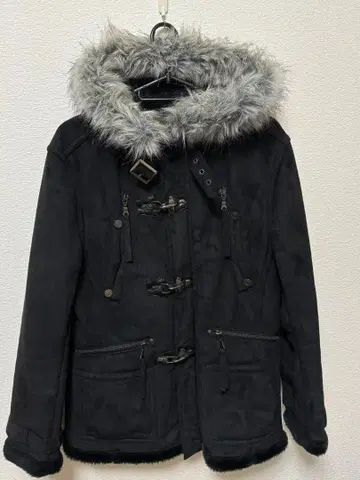 ROUSHATTE SHELL GARMENTS 코트 퍼 포함 스웨이드 느낌