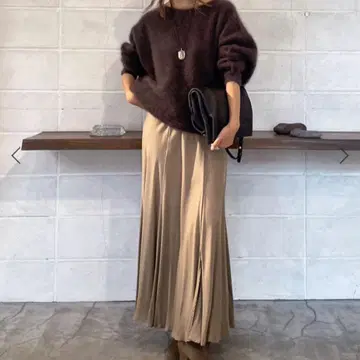 새상품급 Plage Washable Fibril 롱 스커트