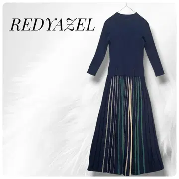 레이디 아젤 REDYAZEL 네이비 스트라이프 롱 원피스