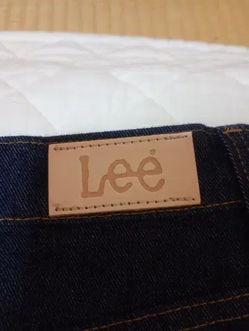 리 데님 타이트 스커트 다크 네이비