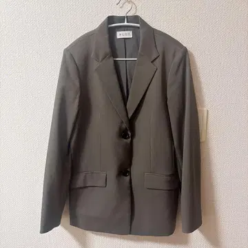 PLST 그레이 테일러드 자켓