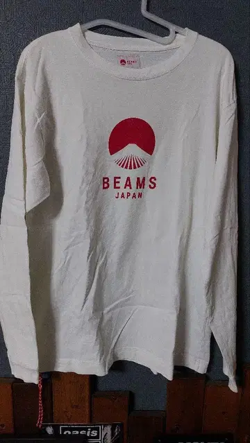 BEAMS JAPAN 로고 롱T셔츠 M