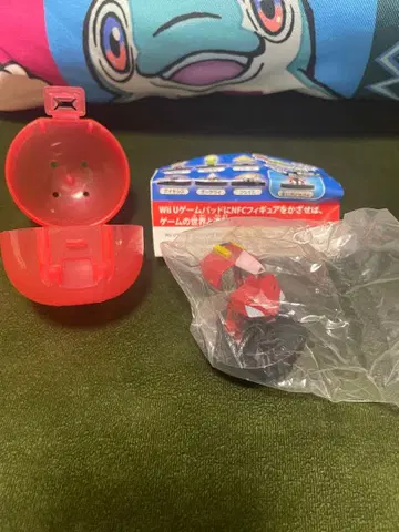 포켓몬 스크램블 NFC 피규어 빨간색 게노세크트 시크릿 미개봉