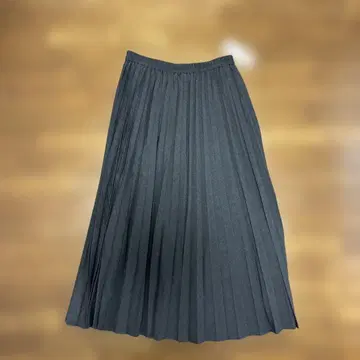 UNIQLO 유니클로 플리츠 스커트 차콜 그레이 S 새상품 미사용