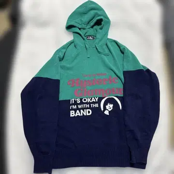 HYSTERIC GLAMOUR 후드 부착 후드티 L 니트