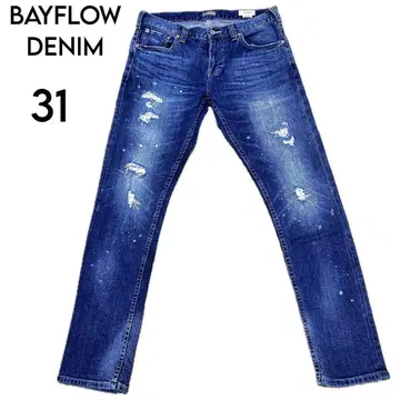 BAYFLOW DENIM 베이플로우 데님 데미지 가공 테이퍼드 31