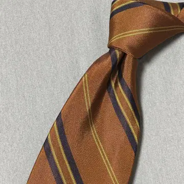 [ 최종 가격 인하 ] 폴 스튜어트 오렌지 브라운 넥타이