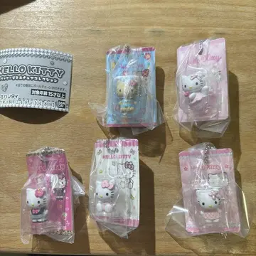 HELLO KITTY 패키지 미니어처 컬렉션 5점