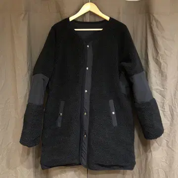 barns outfitters 리버서블 보아 코트 노카라 플리스