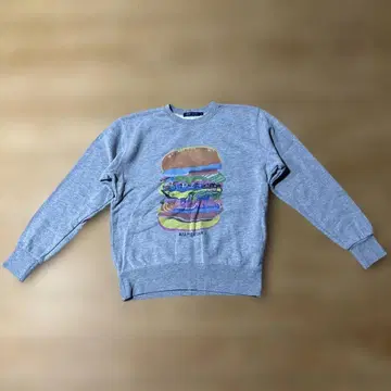 햄버거 그래픽 맨투맨 M 사이즈