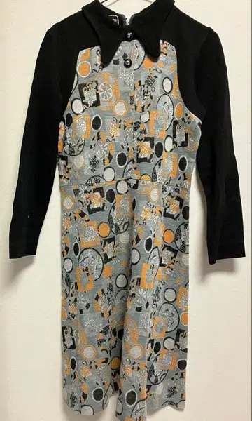 70년대 런던 원피스 빈티지