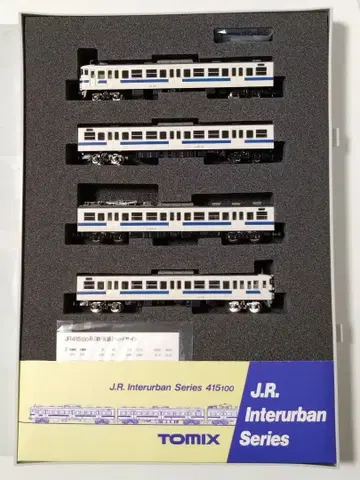 철도 모형 JR415-100계 근교 기차 (신 페인팅) 4량 세트