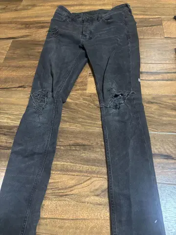 블랙 데님 청바지 GUAPI