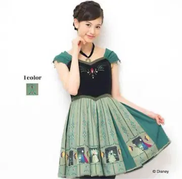 시크릿허니 아나와 눈의 여왕 대관식 리얼 실루엣 원피스