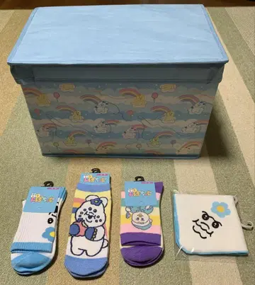 수납 BOX 손수건 양말 3켤레