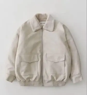 LADY VOLUME MUSINSA 가죽 자켓 블루종 아우터 화이트