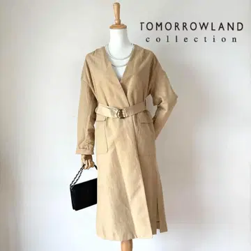 TOMORROWLAND [ 정가 5만 ] 그로그랭 노카라 코트 트렌치코트