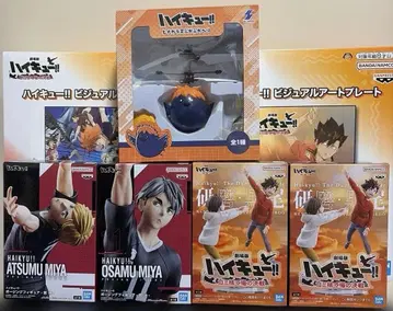 하이큐 피규어 비주얼 아트 플레이트 히나 유리 둥실둥실 헬리