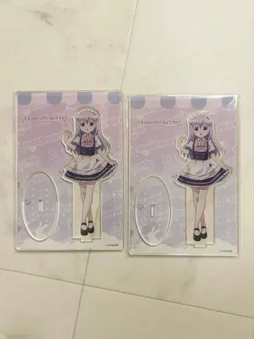 주문은 토끼입니까? 치노 아크릴 스탠드 콜라보