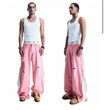 cozyworldwide 핑크 데님 사이즈 S