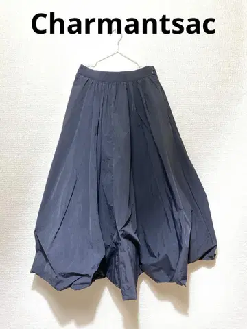 샤먼 토삭 블랙 벌룬 스커트