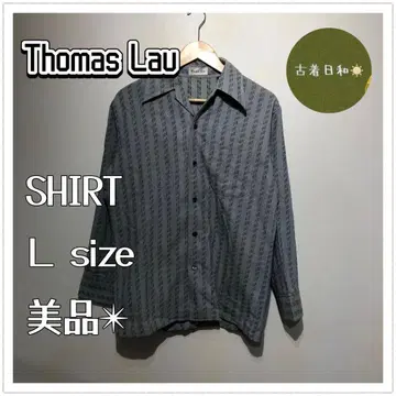 [ 새상품급 ] Thomas Lau 스트라이프 패턴 긴팔 셔츠
