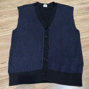 6(ROKU) STRIPE KNIT VEST