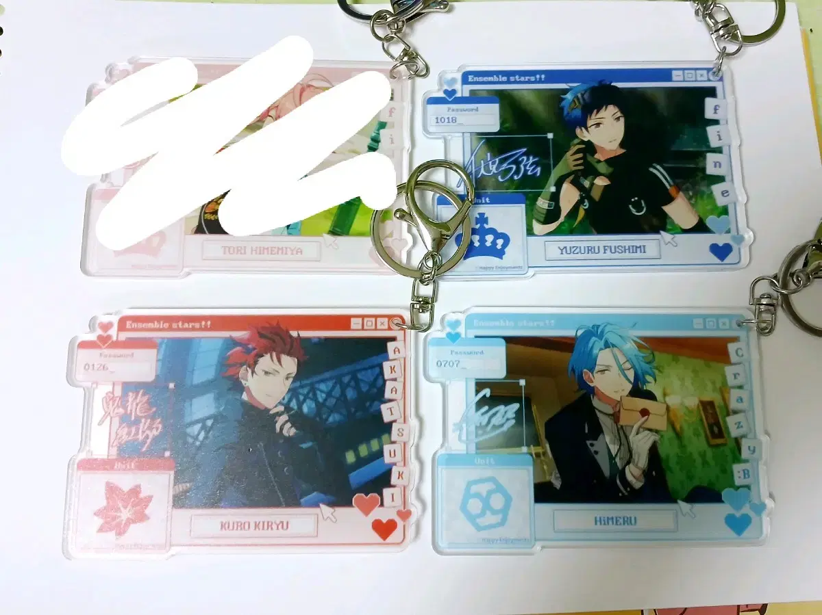 Ensemble Stars acrylic key holder