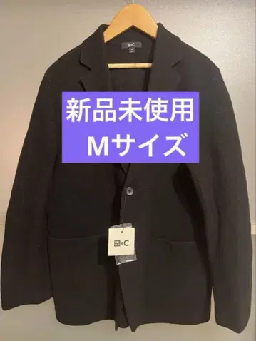 미사용 새상품 유니클로C 25AW 니트 자켓 블랙 M 사이즈