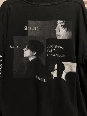 JSB3 토사카 히로오미 OMI2022 라이브 투어 앙코르 롱 T셔츠 M