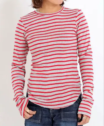 라빠르망 GOOD GRIEF! Border Long Sleeve T