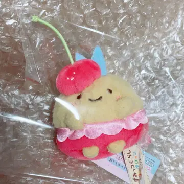 [ 택 포함 새상품 ] 스밋코구라시 테노리 봉제 인형 전어 꼬리 체리