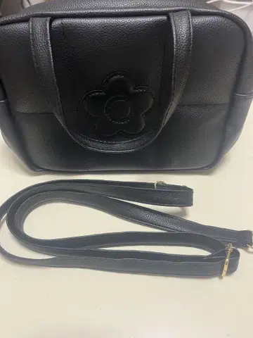 MARY QUANT 블랙 숄더백