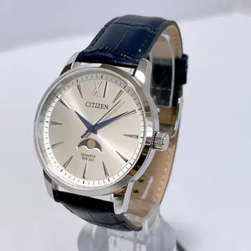 새상품 CITIZEN 시티즌 손목시계 문페이즈 AK5000-03A