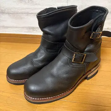 아비렉스 천연 가죽 숏 엔지니어 부츠 27cm