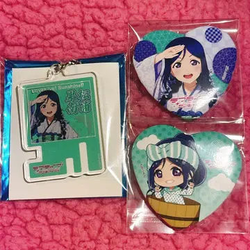Aqours 마츠우라 카난 다이코쿠유 캔뱃지 아크릴 키링
