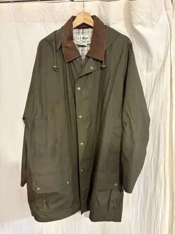 L.L.Bean 후드 부착 자켓 올리브 그린