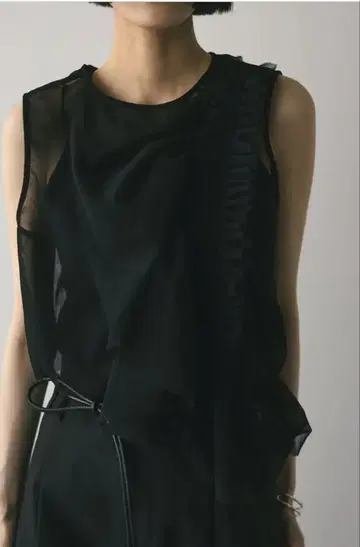 [ STYLEMIXIR ] 튤 셔링 탑