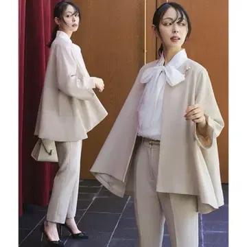 RUIRUE BOUTIQUE 수트 셋업 베이지 7호
