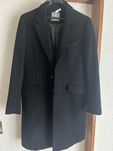 블랙 체스터 코트