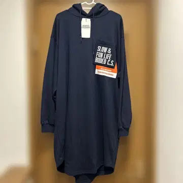 RODEO CROWNS 로데오 크라운 후드티 원피스 네이비